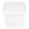 Luxshiny Plastic Bucket with Lid Portable Water Container Ergonomic Handle for Versatile Use for and Cleaning Tasks Material view 1
