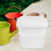 Luxshiny Plastic Bucket with Lid Portable Water Container Ergonomic Handle for Versatile Use for and Cleaning Tasks Material view 2