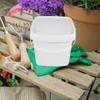 Luxshiny Plastic Bucket with Lid Portable Water Container Ergonomic Handle for Versatile Use for and Cleaning Tasks Material view 3