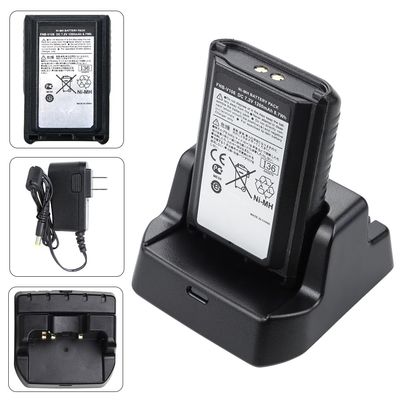 CD-47 Desktop Charger with FNB-V106 NI-MH Battery Charger Set for Yaesu FT-270R FT-60R Vertex Standard VX160 VX420 Radios