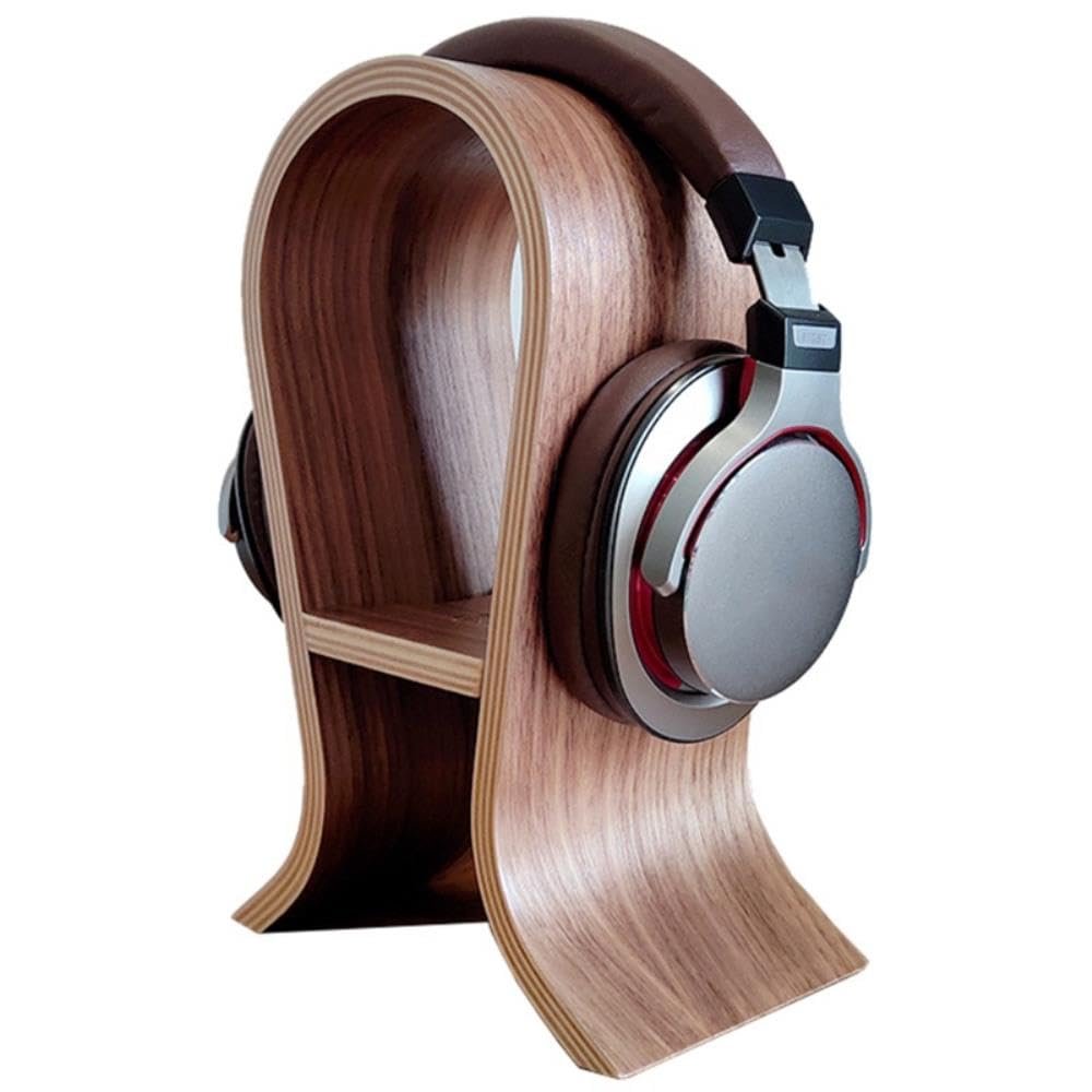 for Universal Head s Stand Wood Headsets Storage Holder Smart Mount Storage Shelf Audio Support Hanger Accessories