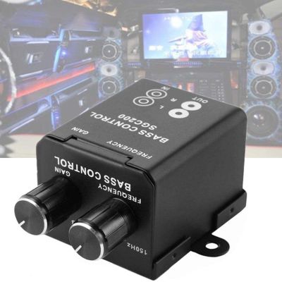 Vomeko Car Bass Controller, Universal Amplifier Bass Volume Regulator Knob with Frequency Controller.