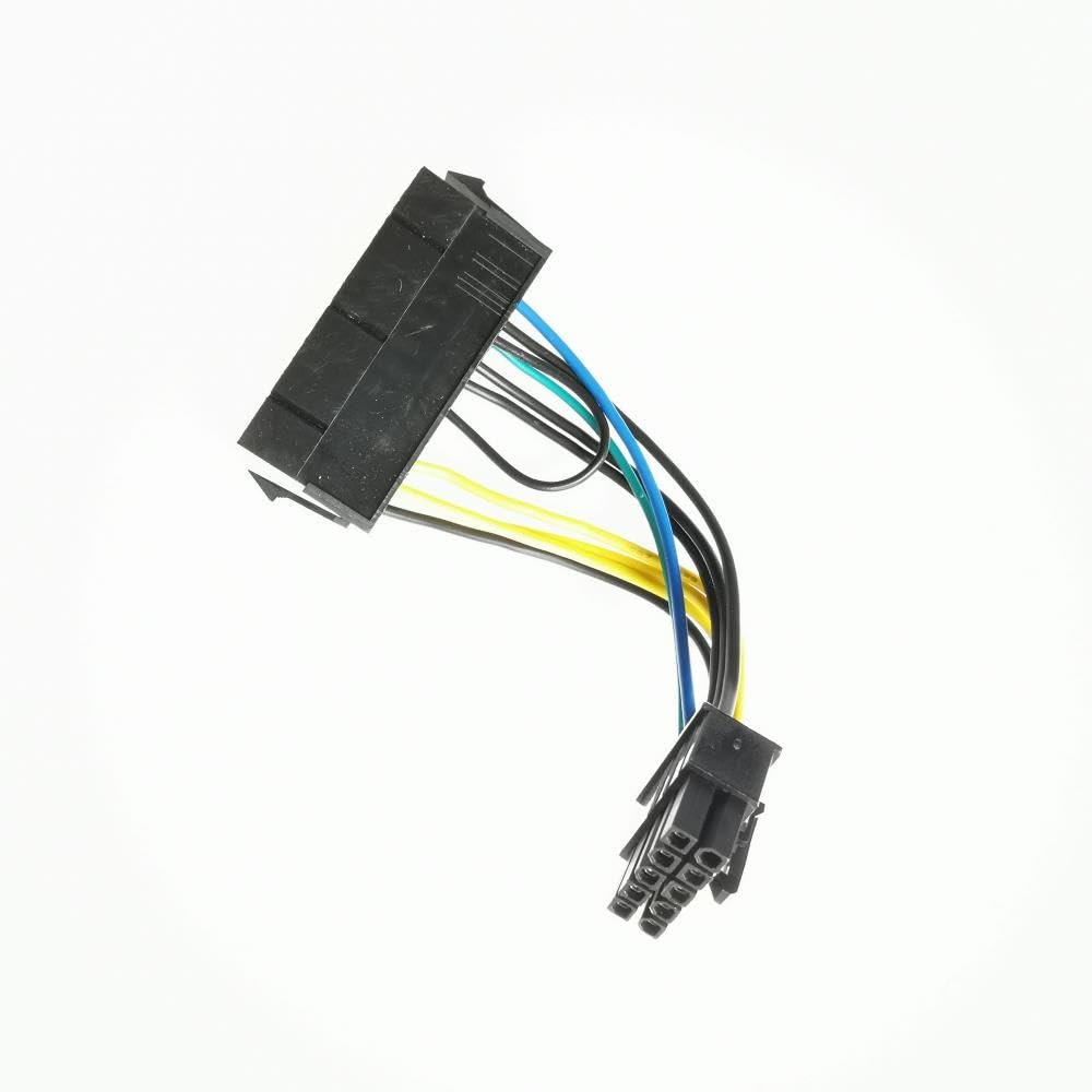 DirectNine Basics for 25pcs ATX PSU Standard 24Pin Female to 10P Male Internal Power Converter Cable for PC Computer 10pin Mainboard, 8012111405027