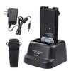 BC-137 Desktop Charger Base for ICOM IC-A6E IC-A24 IC-V8 IC-F21 IC-40GT IC-F12 IC-F31GS IC-U82 Two Way Radios with BP-209N Battery and Belt Clip Set view 1