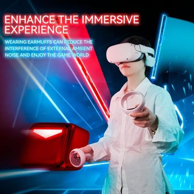 for Attachable VR Head 180 Adjustable Design Ear Compatible with Quest 2 VR Headset Bass Ear Spare Part
