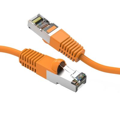 Cable Central LLC Cat6 Ethernet Cable Shielded SSTP Booted 5 ft (10 Pack) Orange - Shielded Cat6 Cable, Cat6 Patch Cable, Network Cable, Cat 6 Cable, Internet Cable, 10Gbps - 5 Feet