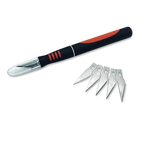 SMB Premium Soft Handle Knife w/5 Blades (1/4/10/25/100 pcs) (25)