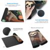TATAOYU Follow Your Dreams Sloth Print Mousepad 15.8x29.5 in Strong Adhesion, Durable, Non-Slip, Perfect for Office and Gaming view 3