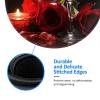 1 Mousepad with Non-Slip Rubber Base 8" Round Mouse-Mat with Stitched Edge Red Rose Wine Glass and Candle Gaming Mousepad for Wireless Mouses Computer Laptop Home Office Desk Pad view 4