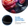 1 Mousepad with Non-Slip Rubber Base 8" Round Mouse-Mat with Stitched Edge Rose and Butterfly Gaming Mousepad for Wireless Mouses Computer Laptop Home Office Desk Pad view 4