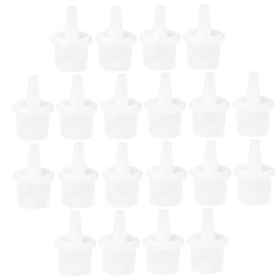 20Pcs Eyelash Glue Replacement Caps Plastic Nozzle Heads