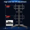 QICBYING Motorized TV Mount - Mobile TV Cart On Wheels - Motorized TV Lift, Mobile TV Stand Cart with Height Adjustable, 4 Step Height Memory Function, Motorized TV Lift Fits 32-75 Inch Screen view 4