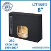8" Single Sealed Shallow/Slim L7T Crew Cab 1999-2007 250 Sub Box Subwoofer Enclosure Speaker Box Ground Shaker Stereo Subwoofer Box Speaker Enclosure Car Audio Home Audio Ground-Shaker view 2