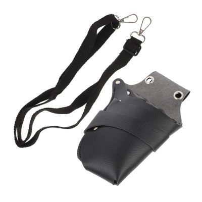 Ipetboom Professional Hair Stylist Scissor Pouch Bag Lightweight Pu Barber Tool Holder Multi-functional Organizer for Hairdressing Shears Combs and Accessories for Salon Use