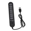FELTECHELECTR Dm-hb70 USB 2.0 Hub 8-Port Type USB Port Extender High Speed Data Transfer view 1