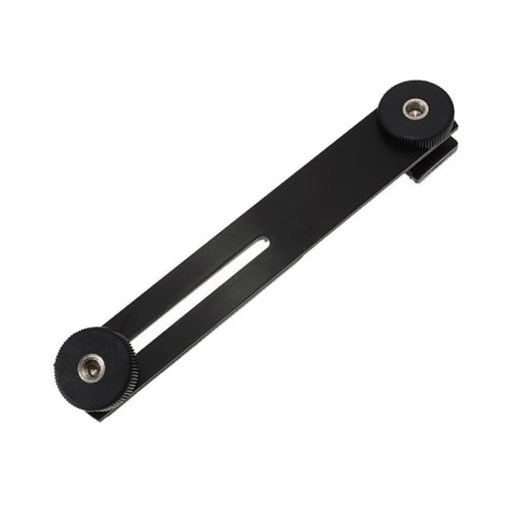 ETHZZLE Light Stand Tripod Mount Mount Dual Camera Bracket for Wedding/Photography