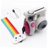 ETHZZLE 1pc Camera Wristband Rainbow Design Lanyard for Instant Cameras and Phones Strap for Hiking Travel and Sports Use view 2
