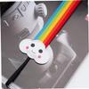 ETHZZLE 1pc Camera Wristband Rainbow Design Lanyard for Instant Cameras and Phones Strap for Hiking Travel and Sports Use view 3