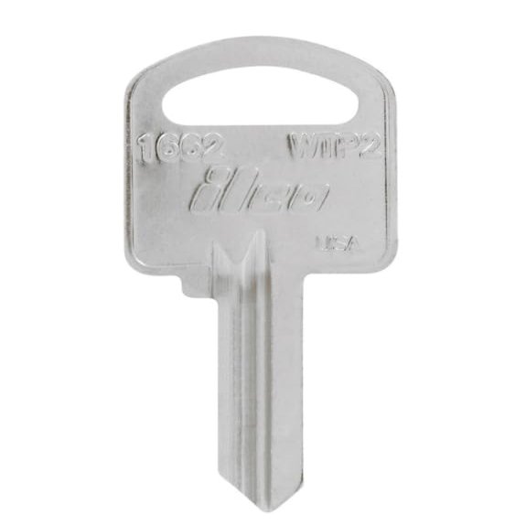 Hillman Traditional Key House/Office Key Blank 1662 TP2 Double Sided for Yale Locks - Case of: 10