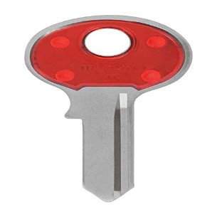 Hillman ColorPlus Padlock Key Blank Single Sided