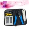HOMSFOU Ethernet Tool Kit Complete Network Tool Set for Wiring Ethernet Cable Crimping Computer Repair view 2