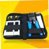 HOMSFOU Ethernet Tool Kit Complete Network Tool Set for Wiring Ethernet Cable Crimping Computer Repair view 3