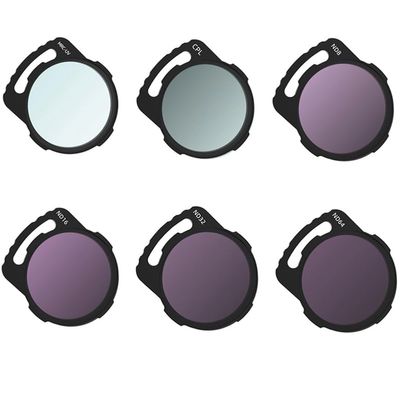 Coyktonty Snap-on Type Filter Set for DJI Avata/DJI O3 Air Unit, Aluminum Frame Multi-Coating HD Drop Protection Safer Fitment (UV+CPL+ND8 16 32 64)