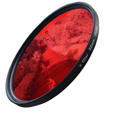 52-82mm IR680 IR720 IR760 IR850 IR950 Infrared Infra-red IR Filter 720nm Fun Artistic Photography Camera Lens Filter (Size : 82mm, Color : IR850)