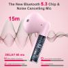 Wireless Earbuds, Bluetooth 5.4 Earbuds Stereo Bass, Bluetooth Headphones view 3