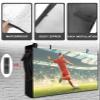 Outdoor TV Cover for 52-55 Inch TV, Waterproof & Dustproof TV Screen Protector Weatherproof American Flag Red and Blue Stripes TV Cover with Pocket for Outside Flat Screen TV view 4