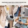 [Electric Focus & Auto Keystone] Mini Projector With WiFi And Bluetooth, ONOAYO GivingYou AY2Pro Portable Projector 550 ANSI, Ultra Low Noise & Lens Cap Dustproof, Outdoor Projector For Phone/Laptop view 2