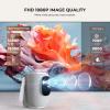 [Electric Focus & Auto Keystone] Mini Projector With WiFi And Bluetooth, ONOAYO GivingYou AY2Pro Portable Projector 550 ANSI, Ultra Low Noise & Lens Cap Dustproof, Outdoor Projector For Phone/Laptop view 4