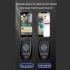 Bluetooth Remote Page Turner, USB Rechargeable Camera Shutter Remote Photo Video Clicker for Phone Camera or Video Recording (Black) view 2