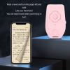 Bluetooth Remote Page Turner, Portable Camera Shutter Remote Photo Video Clicker for Phone Camera or Video Recording, Stylish Page Turner Control for Tiktok/E-Book/Phone Photography view 2