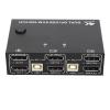 Zunate DisplayPort KVM Switch Dual Monitor, 8K KVM Switch 2 Monitors 2 Computers DisplayPort, USB 2.0 Port 2 in 2 Out DisplayPort,1.4 Dual Monitor KVM Switch view 1