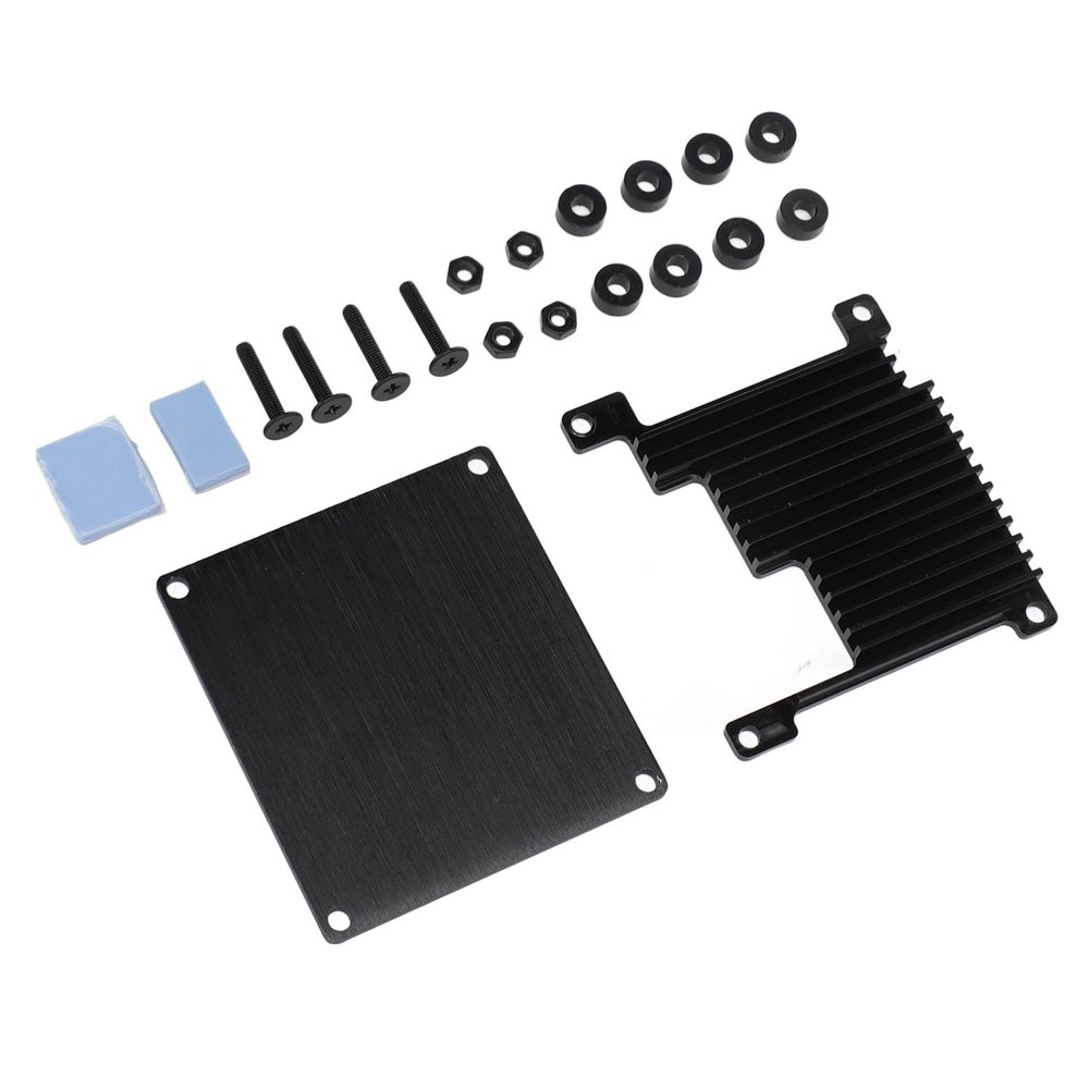 Aluminium Alloy Case for Orange Pi Zero 3, Passive Cooling Cutouts Development Board Enclosure Case, Heatsink Box Cover Protecion Shell Metal for Orange pi Zero 3