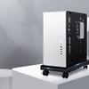 1 Mobile Stereo Frame Wheel Computer Case Computer Holds Movable Support Shelf view 3