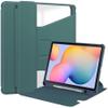 Protective Tablet PC Case Clear Back Case Compatible with Samsung Galaxy TAB S6 Lite SM-P610/P615 with Pen Holder, 360 Degree Swivel Stand Folio Flip Smart Tablet Cover Auto Sleep/Wake Tablet Case ( C view 1