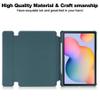Protective Tablet PC Case Clear Back Case Compatible with Samsung Galaxy TAB S6 Lite SM-P610/P615 with Pen Holder, 360 Degree Swivel Stand Folio Flip Smart Tablet Cover Auto Sleep/Wake Tablet Case ( C view 3