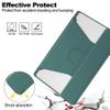 Protective Tablet PC Case Clear Back Case Compatible with Samsung Galaxy TAB S6 Lite SM-P610/P615 with Pen Holder, 360 Degree Swivel Stand Folio Flip Smart Tablet Cover Auto Sleep/Wake Tablet Case ( C view 4