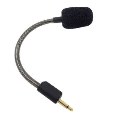 2 Poles Mono Sound Microphone with 33.5mm Male Plug for Razer BlackShark V2, V2 Pro, V2 SE Gaming Headset