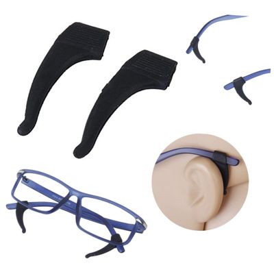 FOYTOKI 3pairs Slip Silicon Ear Hooks Glasses Strap for Women Eyeglass Temple Tips