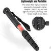 SUNWAYFOTO M3650C + DDY-58 CF Monopod 36mm Top Section 10kg 22lb Max Load Carbon Fiber 1/4" / 3/8" Super Portable + Arca Compatible Clamp view 4