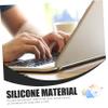 ETHZZLE Keyboard Protector Skin for Reusable Silicone Cover Washable Easy to Install Compatible Laptops Gradient Design view 2