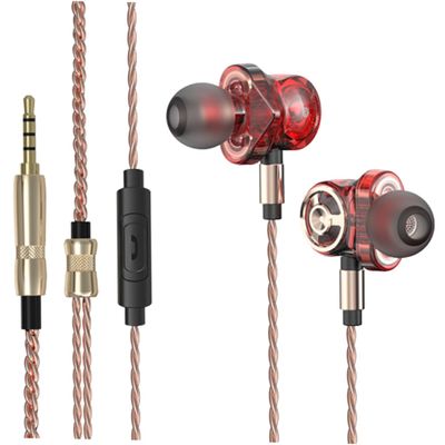 Gadpiparty 6 Earbuds Wired with Microphone Earbud with Microphone Wire Headphone Corded Headphones Audfonos Alambricos Metal Headphone Stereo Sports Headset in-Ear Earphone Earplugs, Blue