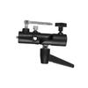 Gadpiparty H Type Umbrella Swivel Holder for Flash Light Sturdy Metal Bracket with Screws for Photography Lighting Stands Durable and Secure Camera Accessory view 1