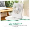 ETHZZLE Battery 2-in-1 Fan Mini Fan Portable Rechargeable White for Office Home view 4