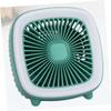 ETHZZLE 1pc Usb Vintage Style Reading Lamp Fan Portable Fan with Led Light for Desk Nightstand and Office Use Compact for view 2