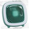 ETHZZLE 1pc Usb Vintage Style Reading Lamp Fan Portable Fan with Led Light for Desk Nightstand and Office Use Compact for view 3