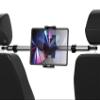 YOOZ Car Headrest Tablet Mount, Car Backseat iPad Holder for Kids [Adjustable 360 Rotation] Between Seats Tablet Stand for 4-12.9" Devices, iPad Pro Air Mini, Galaxy Tabs, Fire, iPhone Series view 1